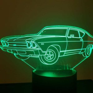 1969 Chevrolet 3D Illusion Led Lamp