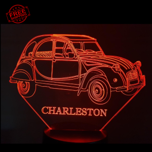 2CV Charleston 3D Illusion Lamp