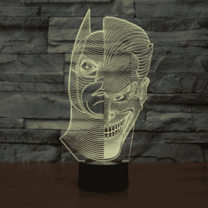 Batman/Joker 3D Illusion Lamp