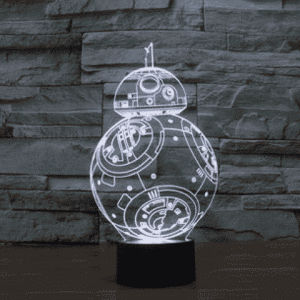 BB8 3D Illusion Lamp