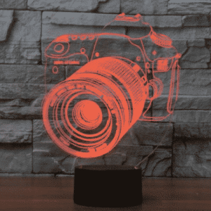 DSLR Camera 3D Illusion Lamp