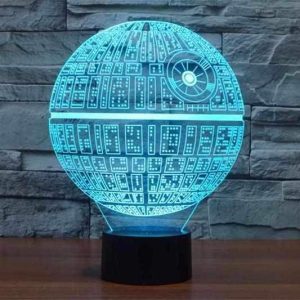 Death Star 3D Illusion Led Lamp