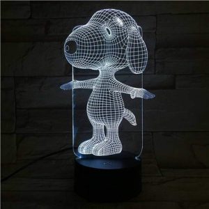 Snoopy 3D Illusion Led Lamp