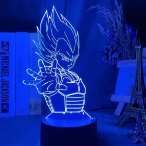 Vegeta 3D Illusion Led Lamp (Dragon Ball)