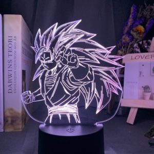 Goku Super Sayian 3D Illusion Led Lamp (Dragon Ball)