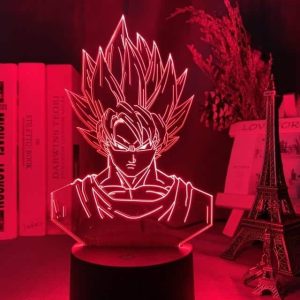 Son Goku Super Saiyan 3D Illusion Led Lamp (Dragon Ball)
