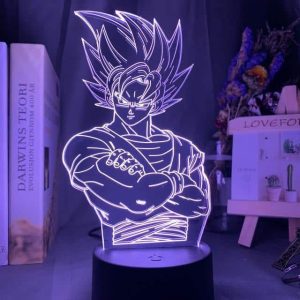Son Goku Super Sayian 3D Illusion Led Lamp (Dragon Ball)
